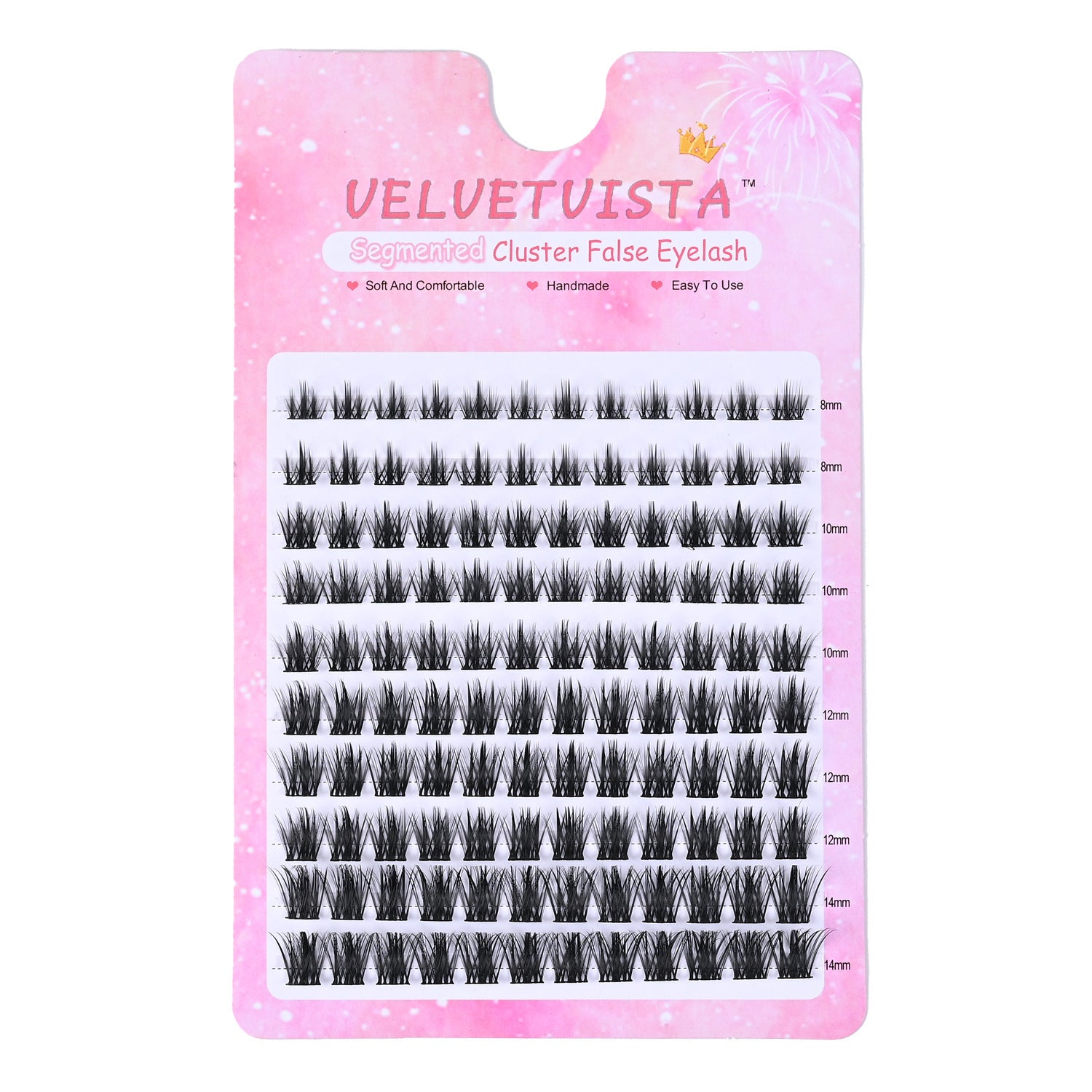 Ten Rows Of W50 False Eyelashes Capacity Segmented Hair